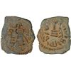 Image 1 : ARAB-BYZANTINE: Standing Caliph, ca. 692-697, AE fals (3.40g), Halab, bold VF-XF