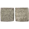 Image 1 : ALMOHAD: Anonymous, ca. 1160-1275, AR square double dirham (2.97g), XF
