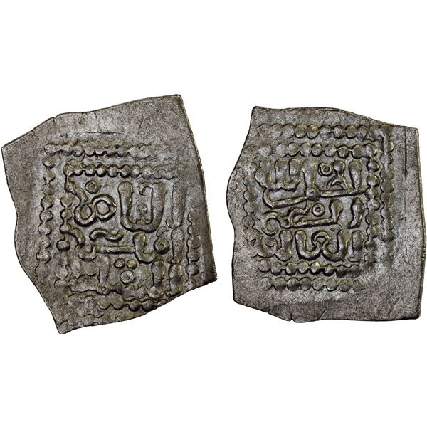 WATTASID: Muhammad I al-Shaykh, 1471-1504, AR square 2/3 dirham (0.87g), NM, ND, choice XF