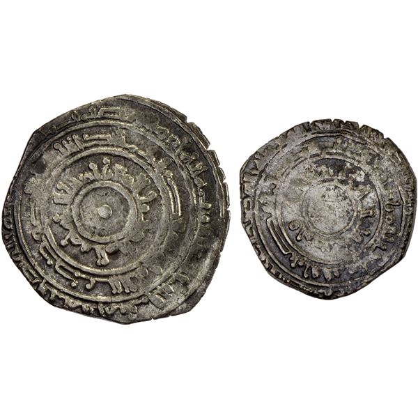 FATIMID: al-Mu'izz, 953-975, AR 1/2 dirham (1.40g), al-Mansuriya, AH(3)43, F-VF