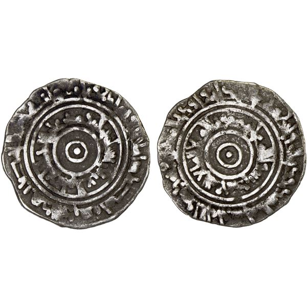 FATIMID: al-'Aziz, 975-996, AR 1/2 dirham (1.29g), Misr, AH381, pleasing F-VF