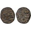Image 1 : GREAT MONGOLS: Anonymous, 7th century, AE jital (2.78g), ND, VF