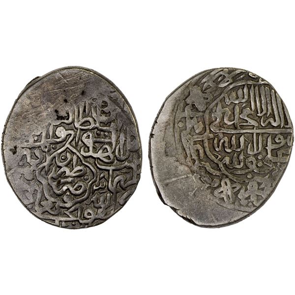 SAFAVID: Tahmasp I, 1524-1576, AR shahi (6.21g), Tehran, AH938, VF