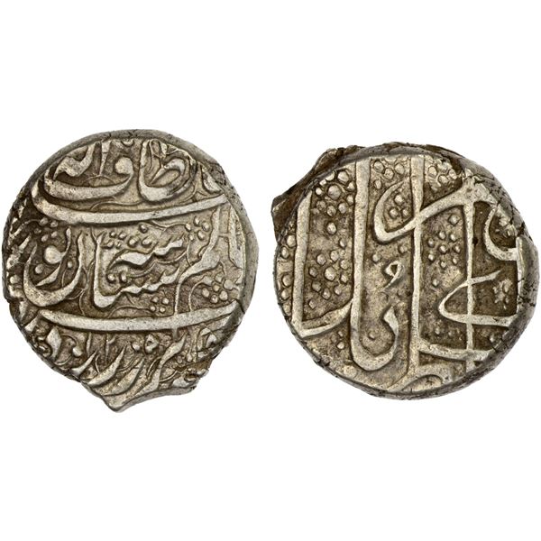 DURRANI: Shahpur Shah, 1842, AR rupee (9.49g), Kabul, AH1258, bold VF