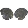 Image 1 : ANCIENT CEYLON: Anonymous, ca. 1st century BC, AE broad unit (7.28g), XF