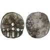 Image 1 : ANCIENT INDIA: GANDHARA: Anonymous, ca. 650-800, AR double unit (2.12g), choice XF