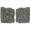 Image 1 : ANCIENT INDIA: NORTHERN INDIA: Anepigraphic, ca. 3rd/2nd century BC, cast AE square unit (2.31g), XF
