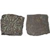 Image 1 : ANCIENT INDIA: POST-MAURYAN: Anonymous, late 3rd to 2nd century BC, AE square unit (0.67g), strong V