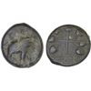 Image 1 : ANCIENT INDIA: SATAVAHANA: Sri Chhimuka, ca. 115-100 BC, lead unit (7.37g), choice VF