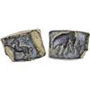 Image 1 : ANCIENT INDIA: TAXILA: Anonymous, 2nd century BC, AE rectangular unit (8.51g), strong VF