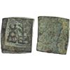 Image 1 : ANCIENT INDIA: TAXILA: Anonymous, 2nd/1st century BC, AE square unit (11.43g), strong VF