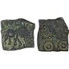 Image 1 : ANCIENT INDIA: VIDARBHA: Sebaka, ca. 150-100 BC, AE square unit (6.14g), VF