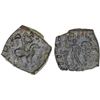 Image 1 : INDO-SCYTHIAN: Mujatria, 1st century AD, AE square unit (2.54g), bold VF