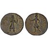 Image 1 : KUSHAN: Kanishka I, 127-151, AE tetradrachm (16.75g), XF