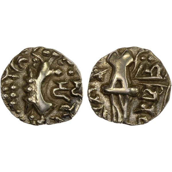 KIDARITE: Vinayaditya, ca. 776-807, debased AV dinar (7.85g), VF-XF