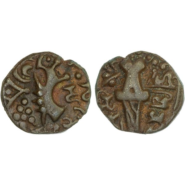 KIDARITE: Vinayaditya, ca. 776-807, debased AV dinar (6.39g), VF