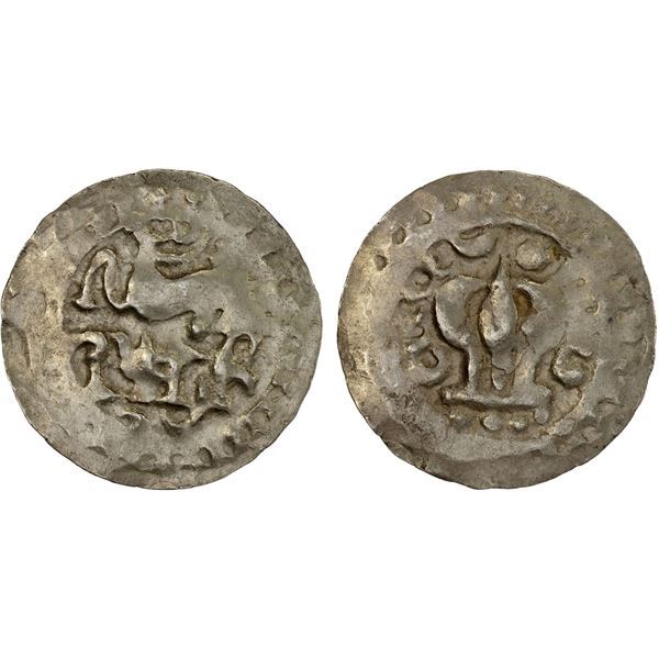 HARIKELA: Anonymous, late period, ca. 730-800, AR unit (5.49g), strong XF