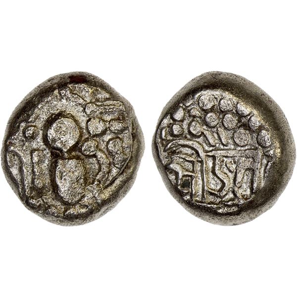 PARAMARAS OF MALWA: Jaitra Varman, ca. 1140s, BI gadhaiya (4.04g), VF-XF