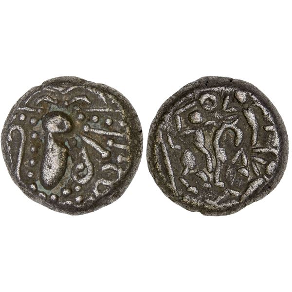 PARAMARAS OF VIDARBHA: Anonymous, ca. 1200, BI gadhaiya (4.27g), bold VF
