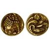 Image 1 : WESTERN GANGAS: Anonymous, ca. 11th-14th century, AV fanam (0.36g), XF