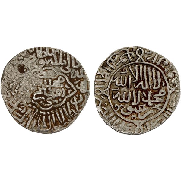 MUGHAL: Humayun, 1530-1556, AR shahrukhi (4.52g), Champanir, AH942, VF