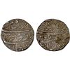 Image 1 : MUGHAL: Aurangzeb, 1658-1707, AR rupee (11.45g), Bandar Mubarak Surat, year one (ahad), VF-XF