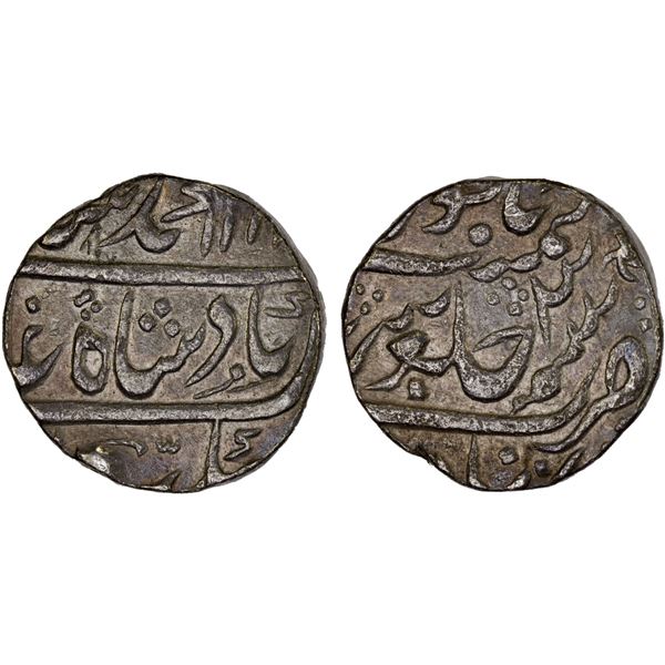 MUGHAL: Muhammad Shah, 1719-1748, AR rupee (11.09g), year 3, VF-XF