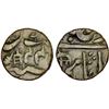 Image 1 : BINDRABAN: AR 1/4 rupee (2.63g), "Muminabad", year 44 (frozen), VF