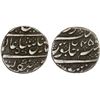 Image 1 : MYSORE: Krishna Raja Wodeyar, 1799-1868, AR pavali (1/4 rupee) (2.78g), Mysore, year 45, VF