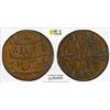 Image 1 : BENGAL PRESIDENCY: AE pice (8.73g), year 37, PCGS AU58