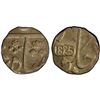 Image 1 : BOMBAY PRESIDENCY: AR 1/4 rupee (2.94g), Surat, 1825 year [46], PCGS MS63