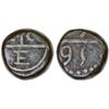 Image 1 : MADRAS PRESIDENCY: AE 1/2 dudu (5 cash) (2.92g), 1791, VF
