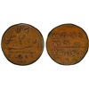 Image 1 : MADRAS PRESIDENCY: AE 10 cash, ND (1807), PCGS AU50