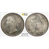 Image 1 : BRITISH INDIA: Victoria, Queen, 1837-1876, AR rupee, 1840(b&c), PCGS MS62