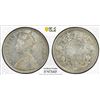 Image 1 : BRITISH INDIA: Victoria, Queen, 1837-1876, AR rupee, 1862(b), PCGS AU55
