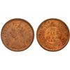 Image 1 : BRITISH INDIA: Victoria, Empress, 1876-1901, AE 1/2 pice, 1890(c), PCGS MS63 RB