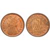 Image 1 : BRITISH INDIA: Victoria, Empress, 1876-1901, AE 1/2 pice, 1897(c), PCGS MS63 RB