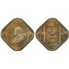 Image 1 : BRITISH INDIA: George V, 1910-1936, 2 annas, 1929(c), PCGS MS63