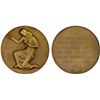 Image 1 : AUSTRIA: Republic, AE medal (56.77g), 1924, Unc