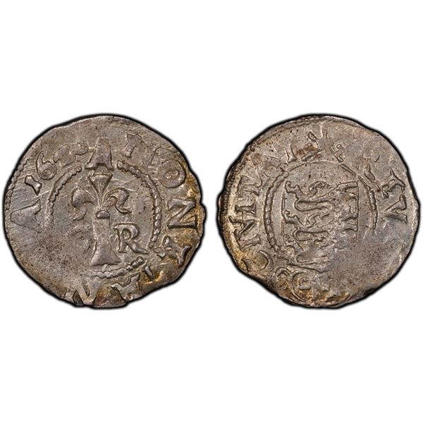 ESTONIA (SWEDISH): Gustav II Adolf, 1621-1632, AR ore, Reval, 1623, PCGS MS63