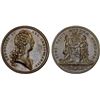 Image 1 : FRANCE: Louis XV, 1715-1774, AE medal (30.26g), 1727, AU