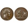 Image 1 : FRANCE: Napoleon I, Emperor, 1804-1814, AE medal, 1807, NGC MS64 BN