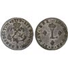 Image 1 : FRENCH COLONIES (CANADA): Louis XV, 1715-1774, BI 2 sols (sou marque) (2.05g), Tours, 1739-E, XF