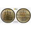 Image 1 : HAMBURG: Free Hanseatic City, AR sechsling, 1855, PCGS MS66