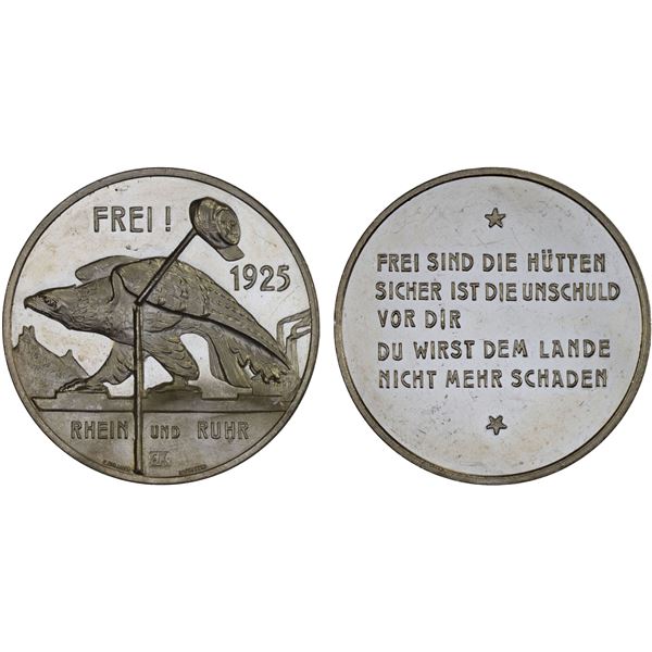 NUREMBERG: AR medal (15.24g), 1925, Unc