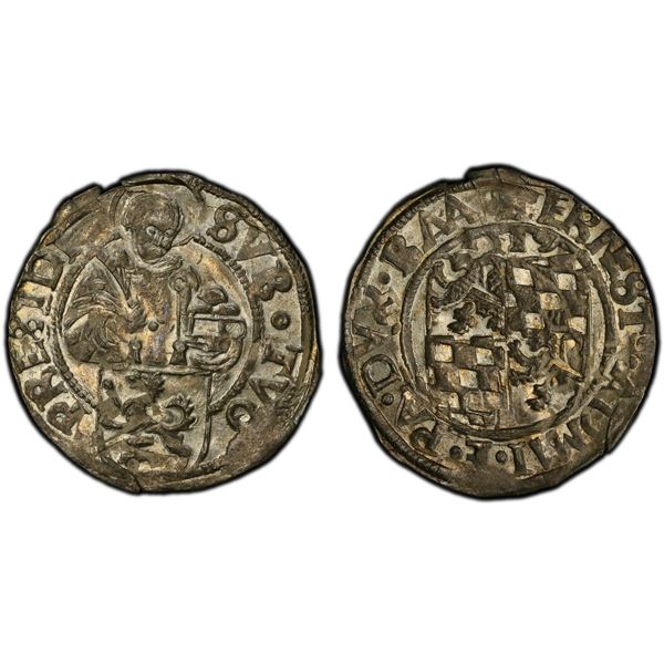 PASSAU: Ernst von Bayern, 1517-1541, AR batzen, 1519, PCGS MS63