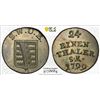 Image 1 : SAXE-WEIMAR-EISENACH: Karl August, 1758-1815, BI 1/24 thaler, 1799, PCGS MS64