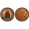 Image 1 : SAXE-WEIMAR-EISENACH: Karl Alexander, 1853-1901, AE pfennig, 1858-A, PCGS Proof 64 RB