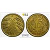 Image 1 : GERMANY: Weimar Republic, 10 reichspfennig, 1925-A, PCGS Proof 66