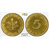 Image 1 : GERMANY: Federal Republic, 5 pfennig, 1949-F, PCGS Proof 65